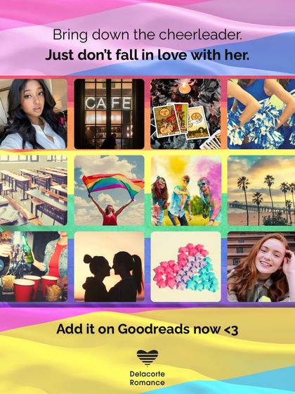 A mood board for my upcoming sapphic YA romance, *As Long as You Loathe Me*. It captures the vibe of the story: bring down the cheerleader, just don't fall in love with her.