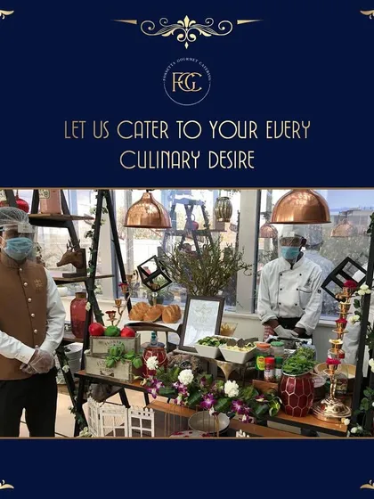 Our professional team, including a chef and a server, stand ready at a fully stocked live station, ensuring your event runs smoothly and every guest is catered to.