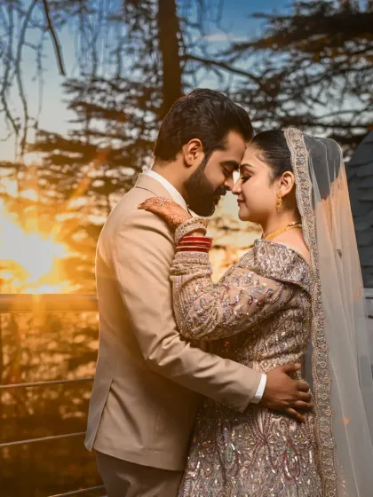 The magic of the golden hour is undeniable. I always carve out time for these intimate couple portraits as the sun sets. The warm light and quiet connection between the couple create truly romantic and cinematic shots that feel both epic and personal.