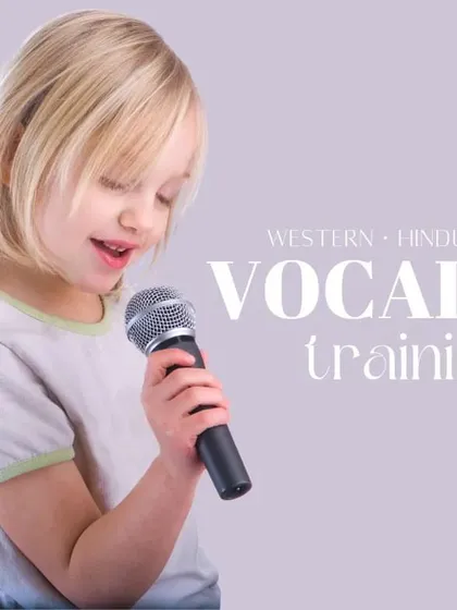 We offer vocal training in both Western and Hindustani styles for children. Music education is a powerful tool that helps develop your child's intellectual, emotional, and motor skills.