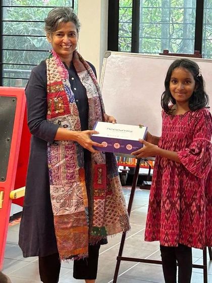 Hearty congratulations to one of our National Library Week contest winners! We love celebrating the passion and creativity of our young readers.