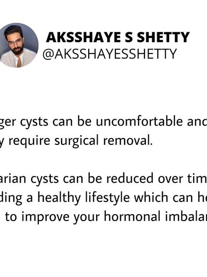 While many cysts are harmless, larger ones can cause discomfort and may require medical intervention. A healthy lifestyle can help improve hormonal balance over time, which may help reduce the formation of certain types of ovarian cysts.