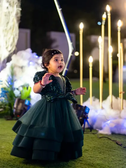 The pure wonder of a first birthday. I focus on capturing these priceless expressions as little ones take in the celebration around them.