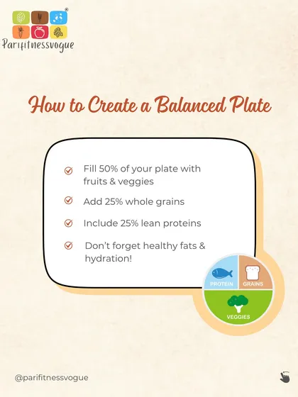 This series explains the power of a balanced diet. I break down what a balanced plate looks like, why it matters for immunity and weight management, and how to build one with the right proportions of carbs, proteins, and fats.