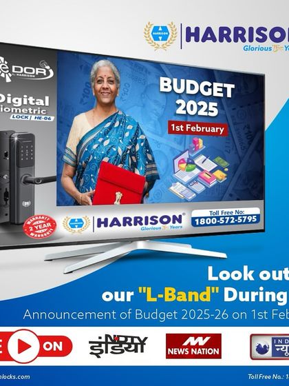 During the Union Budget 2025-26 announcement, our L-Branding made a powerful mark. This image captures our presence during one of the nation's most-watched events.