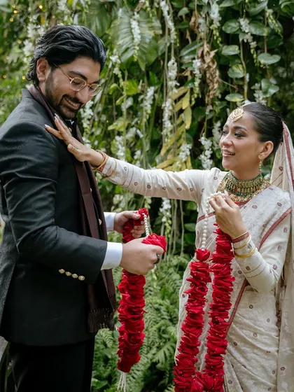 After their nikaah, Ramisa playfully wipes a smudge off Omar's outfit. It's these small, caring gestures and looks of adoration that we seek to capture, telling the story of their connection.