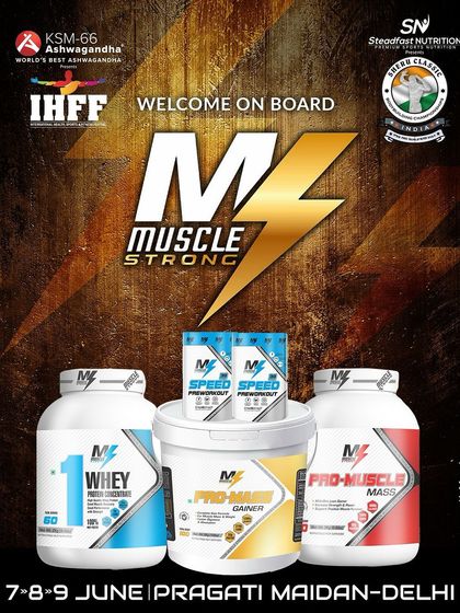 Welcome on board Muscle Strong. I am proud to be associated with a brand that provides quality nutrition supplements for athletes.