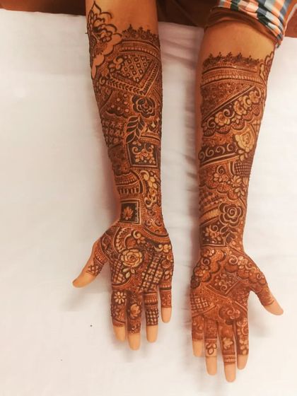 Mehendi Art by Nishat - Mehndi (Henna) Artistry Elaborate Bridal Henna photo 98
