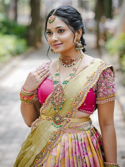 Anthariya by Nidhi Gowda - Ethnic Wear Design & Embroidery Courses Our Beautiful Brides & Clients photo 23