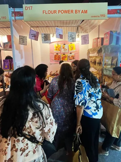A busy first day at the Ruchika exhibition. Thank you for all the love.