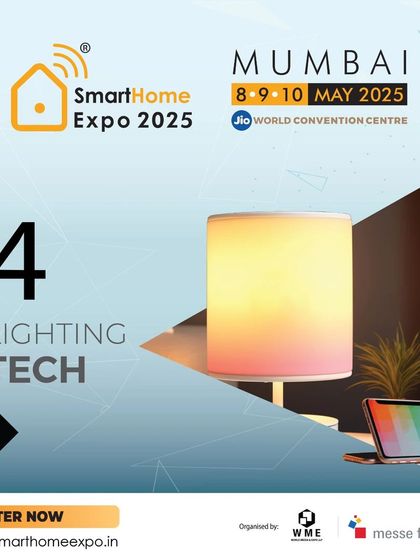 An informational graphic showcasing Lighting Tech as a key product section for attendees to explore.