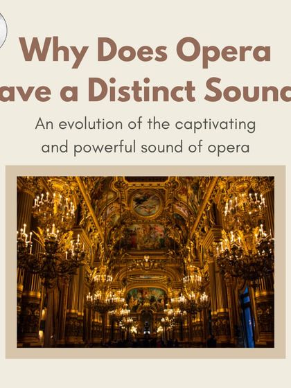 Why does opera have a distinct sound? This post explores the evolution of this captivating and powerful art form.
