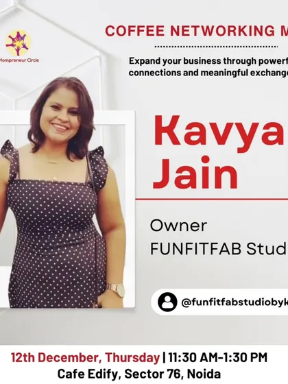 A little about me from a networking event. I have over 6 years of experience as a Zumba and Mat Pilates instructor.