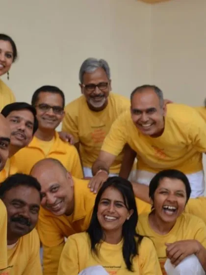 A joyful, candid group photo from a TTC graduation. This is the culmination of a month of hard work, transformation, and fun.