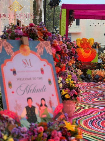 Vibrant Mehendi & Haldi Ceremonies photo 19