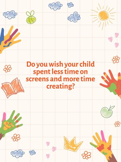 Looking for a way to get your child off screens and into creating? My Daily Journal workbook is filled with 50 fun worksheets, daily prompts, and hands-on crafting activities. It's a great way to spark their imagination and help them learn about their emotions.