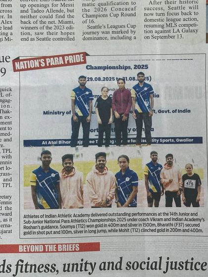 Indian Athletic Academy - Athletic Performance & Personal Training Our Para-Athlete Champions photo 15