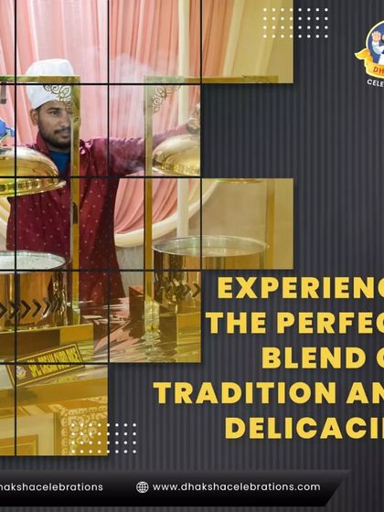 Dhaksha Celebrations - Wedding Catering Grand Buffet & Dining Setups photo 7