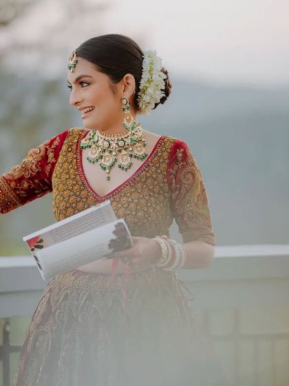 Classic Red & Maroon Bridal Looks photo 20