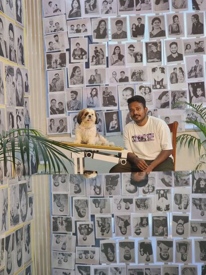 A quiet moment in the studio. Being surrounded by my past work inspires me to keep pushing my creative limits.