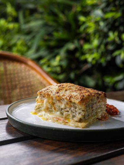 Mondays feel a lot better when there’s a warm plate of my Vegetable Lasagna waiting for you. It's layered with fresh vegetables and creamy béchamel, a true comfort food classic.