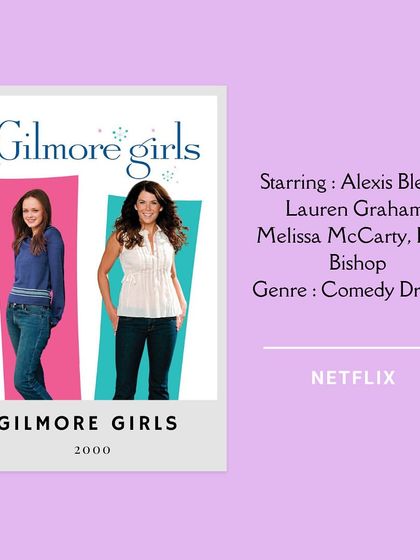 A perfect comfort show recommendation: 'Gilmore Girls'. The fast-paced dialogue and cozy Stars Hollow vibe are perfect for a relaxed binge session with lots of coffee and snacks.