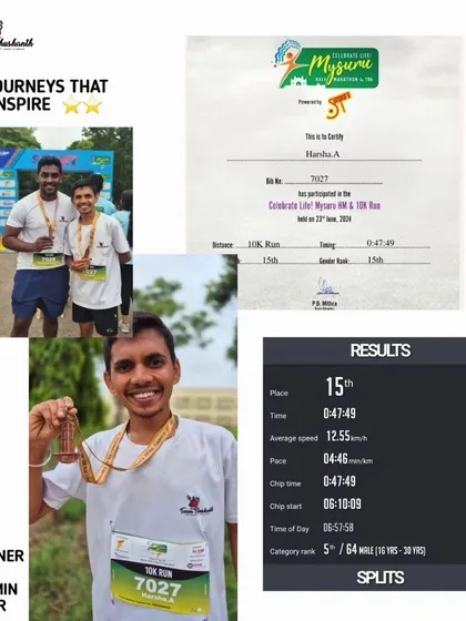 The proof is in the progress. This team member went from being a non-runner to completing a 10k in under 48 minutes. We track performance to celebrate milestones and show what is possible with structured training and discipline.