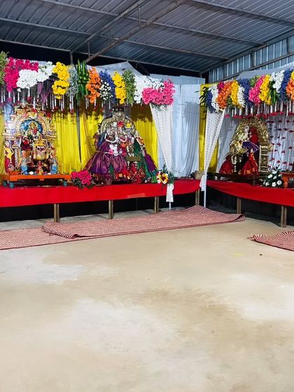 EPB Events - Religious & Temple Decoration Grand Temple & Stage Setups photo 4