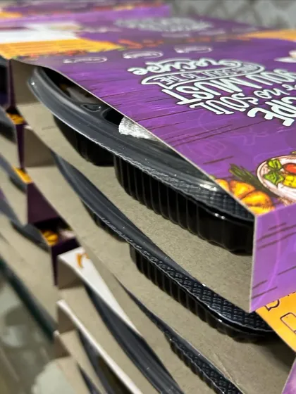 Stacks of my daily meal boxes, ready to be delivered to homes and offices across Andheri West.