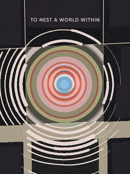 This conceptual graphic represents our idea of nesting a world within the urban grid. The concentric circles symbolize the layers of privacy and community we created, with a serene core protected from the bustling city.