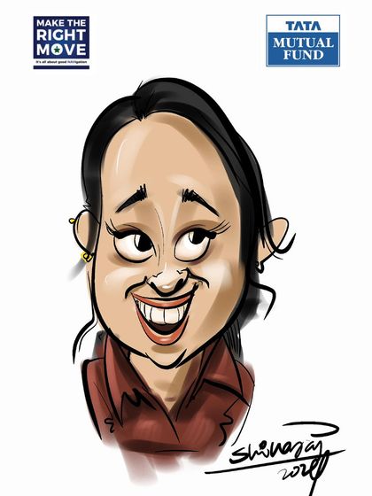 This caricature showcases the expressive and fun style I bring to corporate functions. Each portrait is drawn quickly but with attention to detail to ensure a great likeness.