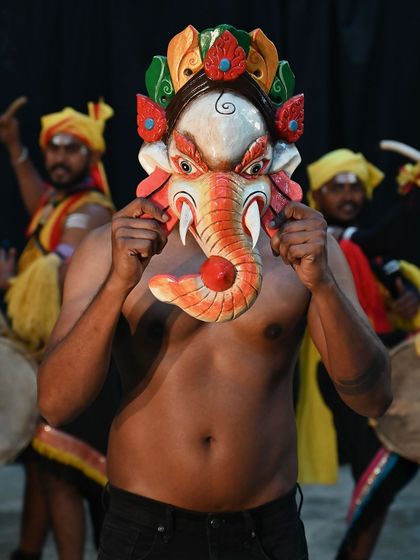 Greenhouse - Curated Artisan & Vintage Decor Hand-Carved Traditional Masks photo 10