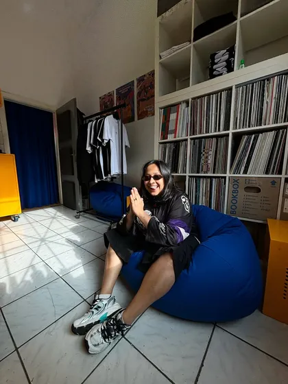 Prepping for a big DJ battle for Red Bull India. It feels like studying for an exam, but I was pumped and ready to bring my A-game.