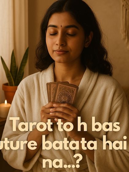 Tarot isn't just about 'kal kya hoga' (what will happen tomorrow), it's about 'aaj kya karna hai' (what to do today). This series explains how Tarot helps you understand your emotions, stop overthinking, and break toxic patterns.