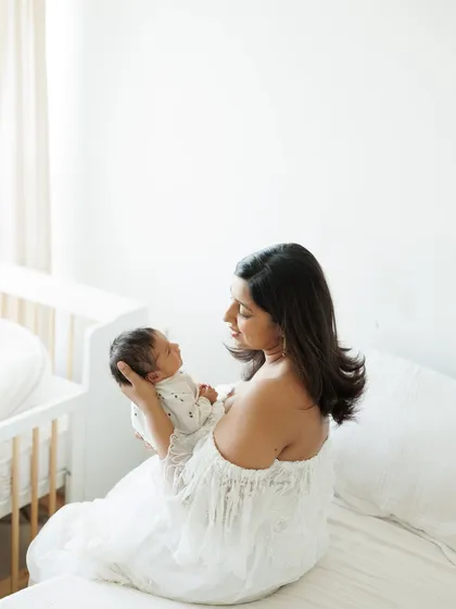 This is me with my son, Caden. Becoming a mother changed everything for me and deepened my love for newborn photography. I understand the overwhelming love you feel, and I bring that same heart to every session.
