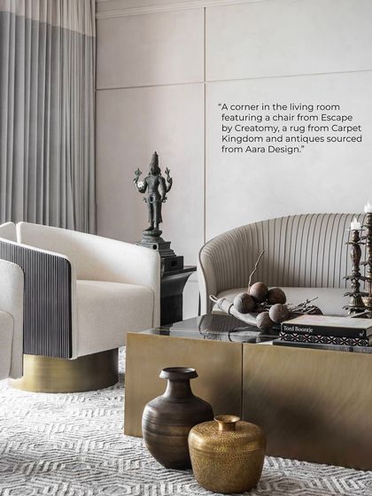 Aakriti Saraf Design - Full-Service Residential Interior Design The Art of Stillness: Living & Social Spaces photo 57