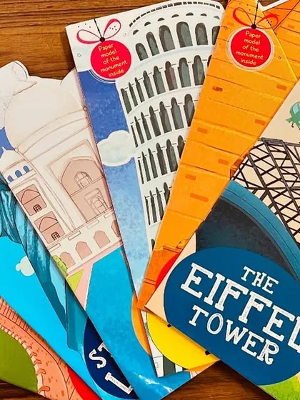For all the little GK enthusiasts, I am hosting a workshop on World Heritage Sites. The session includes a set of 6 books and a 3D monument-making activity to make learning about history fun.