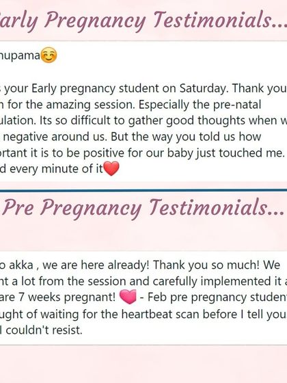 "We are 7 weeks pregnant! Thought of waiting for the heartbeat scan before I tell you. But I couldn't resist." I love sharing in this excitement.