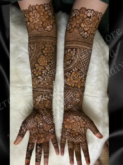 Azra Mehendi - Mehendi Artistry Full Bridal Mehendi photo 56