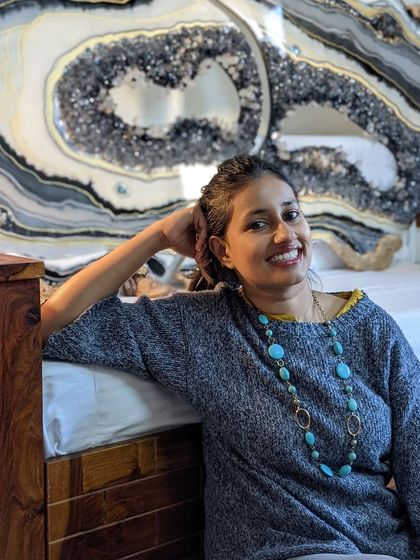 Custom Resin Geode Art photo 12