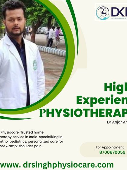 This is Dr. Anjar Ahamad, a highly experienced physiotherapist on our team, specializing in neuro, ortho, and pediatric care.