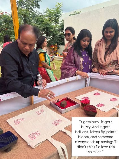 Amoha Prints - Live Block Printing Stations for Events Weddings & Celebrations photo 7