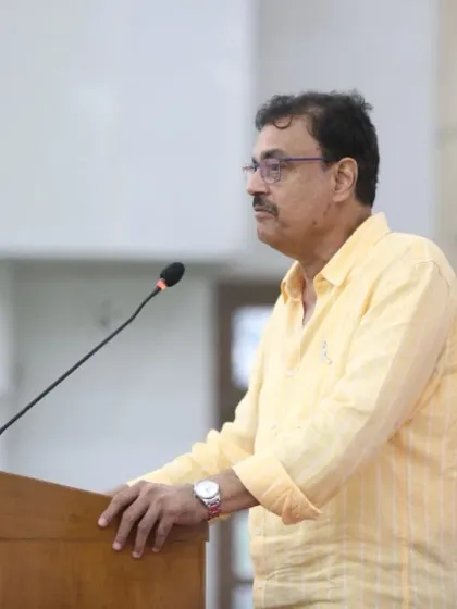 Addressing a pre-season gathering of players, coaches, and selectors at the Mumbai Cricket Association's club.