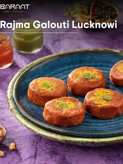 Another beautiful presentation of my Rajma Galouti Lucknowi, perfect for a rainy day or any time you crave a comforting, flavorful bite.