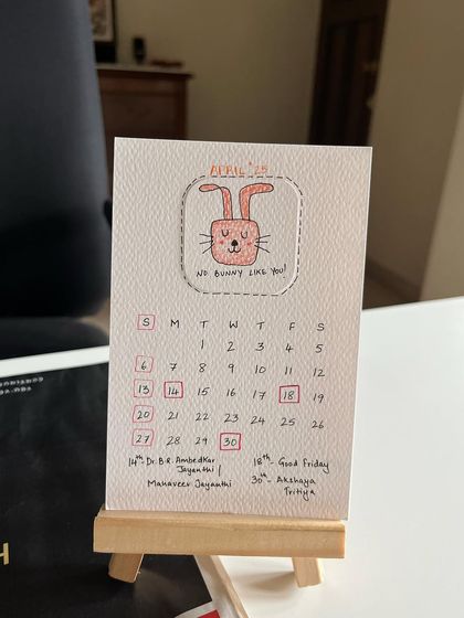 Shraddhadoodles - Custom Art & Merchandise Hand-drawn 2025 Desk Calendars photo 7