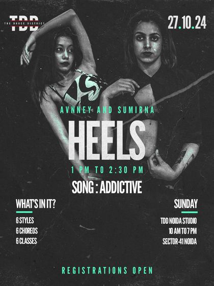 A sneak peek of the 'Addictive' heels choreography taught at our District Intensive. This class is all about unleashing your inner diva.