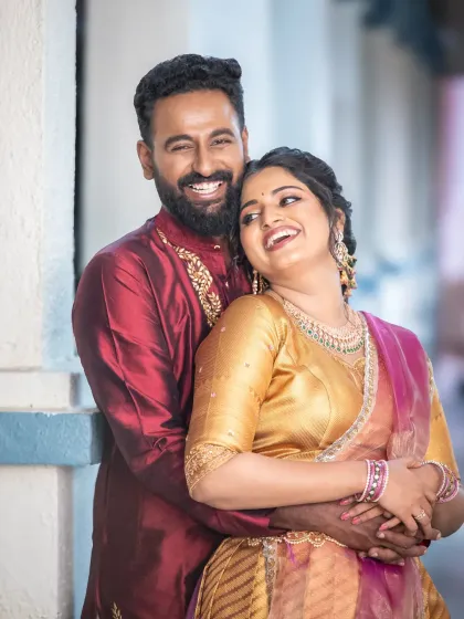 A moment of pure, uninhibited laughter. This is the kind of authentic, joyful portrait I strive to capture for every couple.