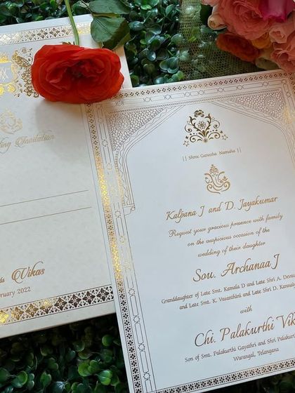 The Beginning - Wedding Invitations Royal & Traditional Designs photo 37