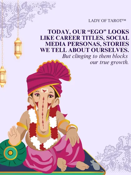 The festival of Ganesh Chaturthi holds deep symbolic meaning. This post explores how the story of Ganesha teaches us about letting go of the ego, represented by career titles and social media personas, to allow for true growth.