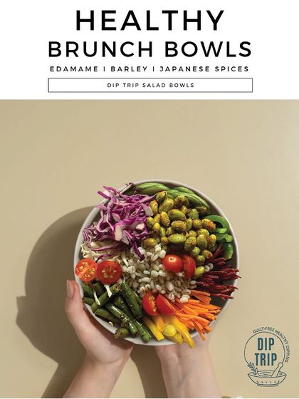 A healthy brunch bowl is always a good idea. This colorful medley of edamame, barley, and Japanese spices is a perfect example of how we combine flavor and nutrients in every single bite.